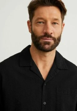 Overhemd - Black -Algemene Winkel Voor Herenmode 7a0b81684cd44c3c97cc0b85e10edc39