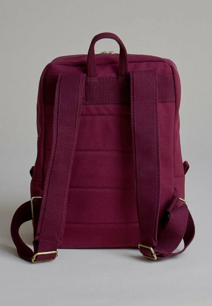Daypack - Rugzak - Bordeaux Rot 4 Daypack - Rugzak - Bordeaux Rot - Afbeelding 2