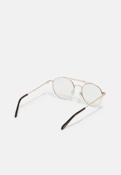 QUAY AUSTRALIA Unisex - Brillen Met Blauwlichtfilter - Gold-Coloured/Clear -Algemene Winkel Voor Herenmode 7f0ae4fdcbed46ae8da469aaf8fcb462