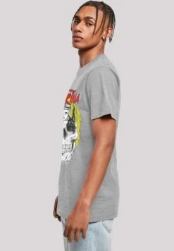 F4NT4STIC Chilling Adventures Of Sabrina Icon Skull - T-Shirt Print - Heather Grey -Algemene Winkel Voor Herenmode 84499caf70694c44ac325e1acf0edfc4