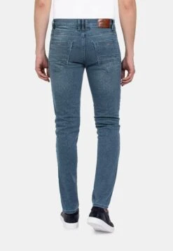 Mallem - Slim Fit Jeans - Light Navy -Algemene Winkel Voor Herenmode 884abc41ccec4dfdb61fbaed49e03562