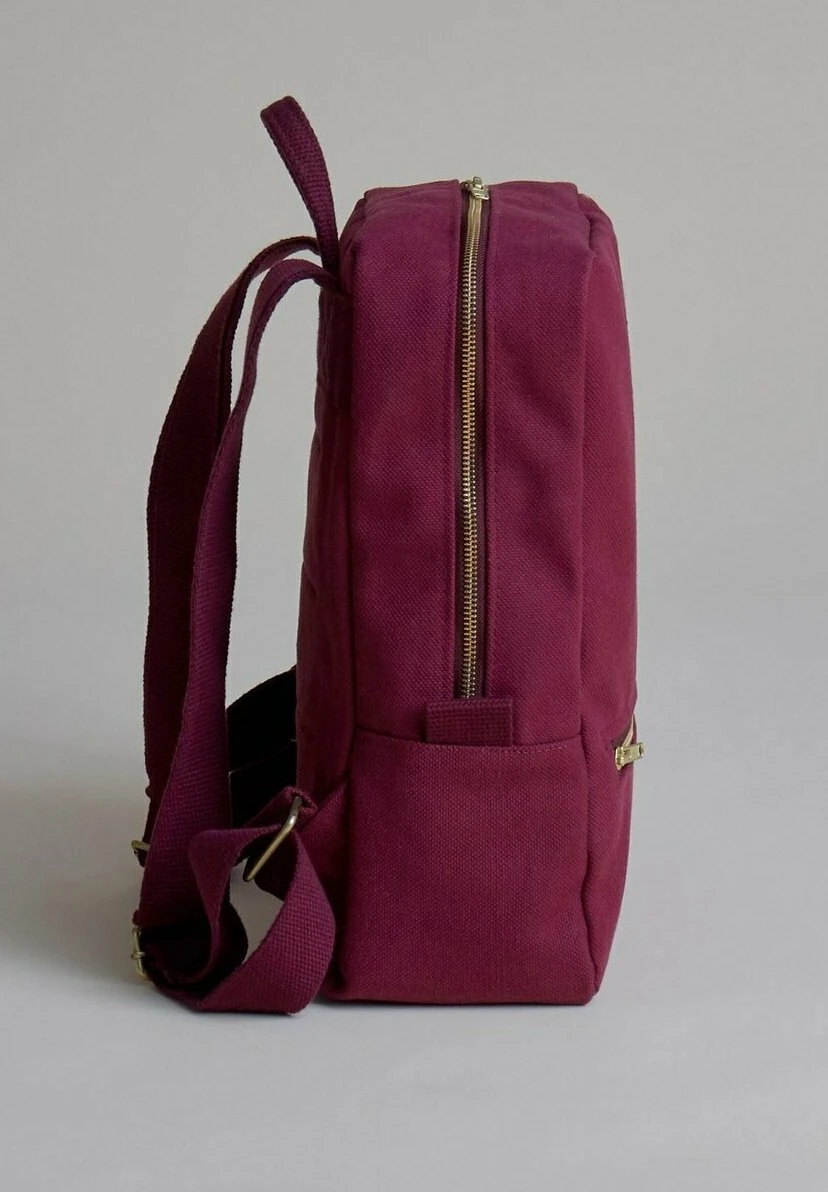 Daypack - Rugzak - Bordeaux Rot 5 Daypack - Rugzak - Bordeaux Rot - Afbeelding 3