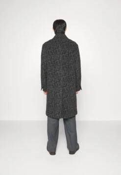 J.Lindeberg Duggie Double Breasted Coat - Mantel - Black Melange -Algemene Winkel Voor Herenmode 90266740b5b44200bee5b5eeaa6513f5