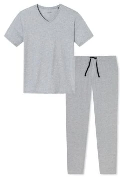 Schiesser Mix Set - Pyjama - Grau -Algemene Winkel Voor Herenmode 9680e0f9aeab4551ba7e4be624c78453