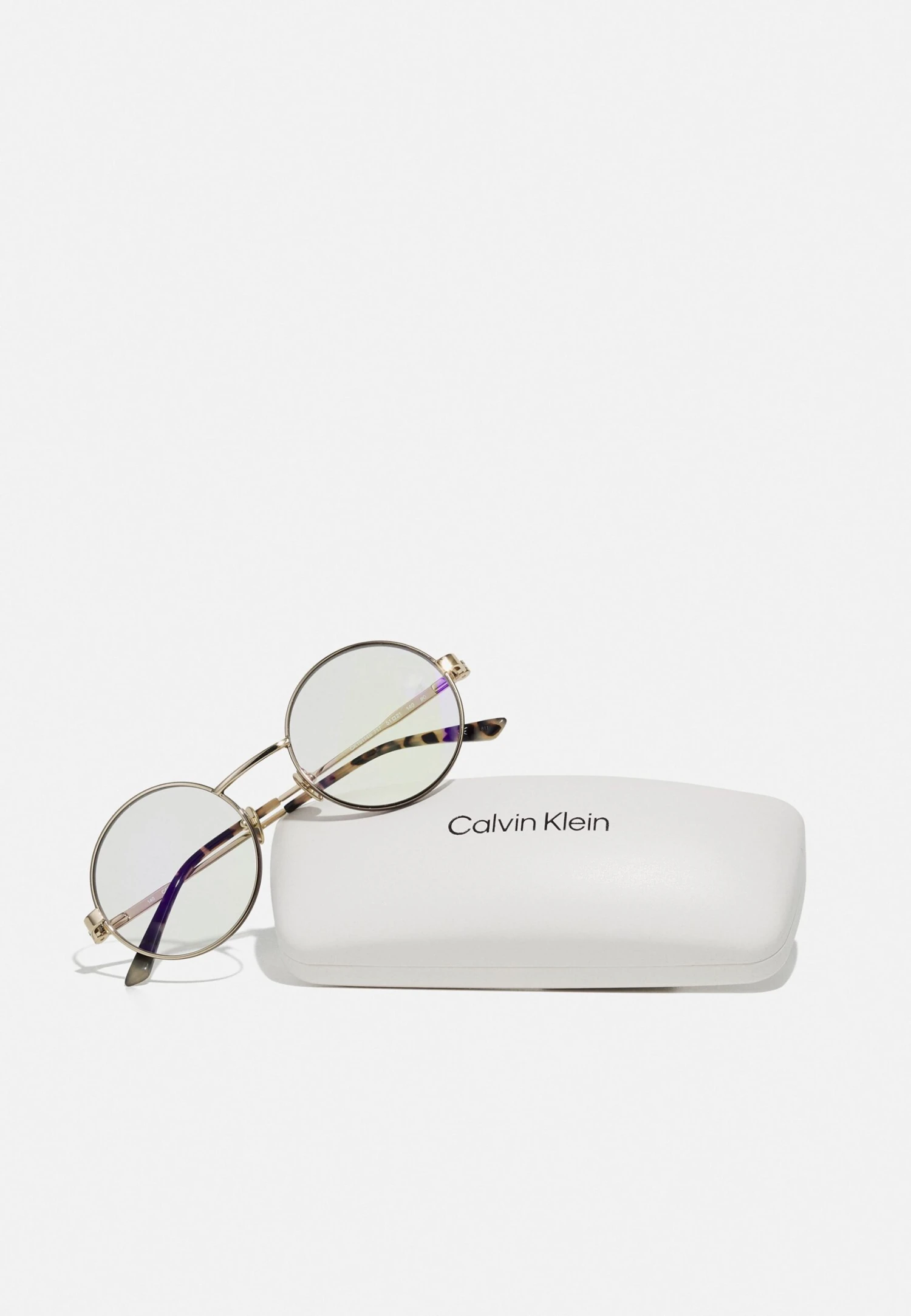 Calvin Klein Blue Light Glasses Unisex - Brillen Met Blauwlichtfilter - Gold-Coloured 5 Calvin Klein Blue Light Glasses Unisex - Brillen Met Blauwlichtfilter - Gold-Coloured - Afbeelding 3