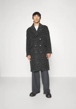 J.Lindeberg Duggie Double Breasted Coat - Mantel - Black Melange -Algemene Winkel Voor Herenmode 998b666056b44b22b3093a23fee8067f