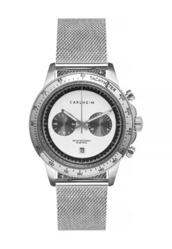 Racing Aksel- Chronograaf - Silver White Silver