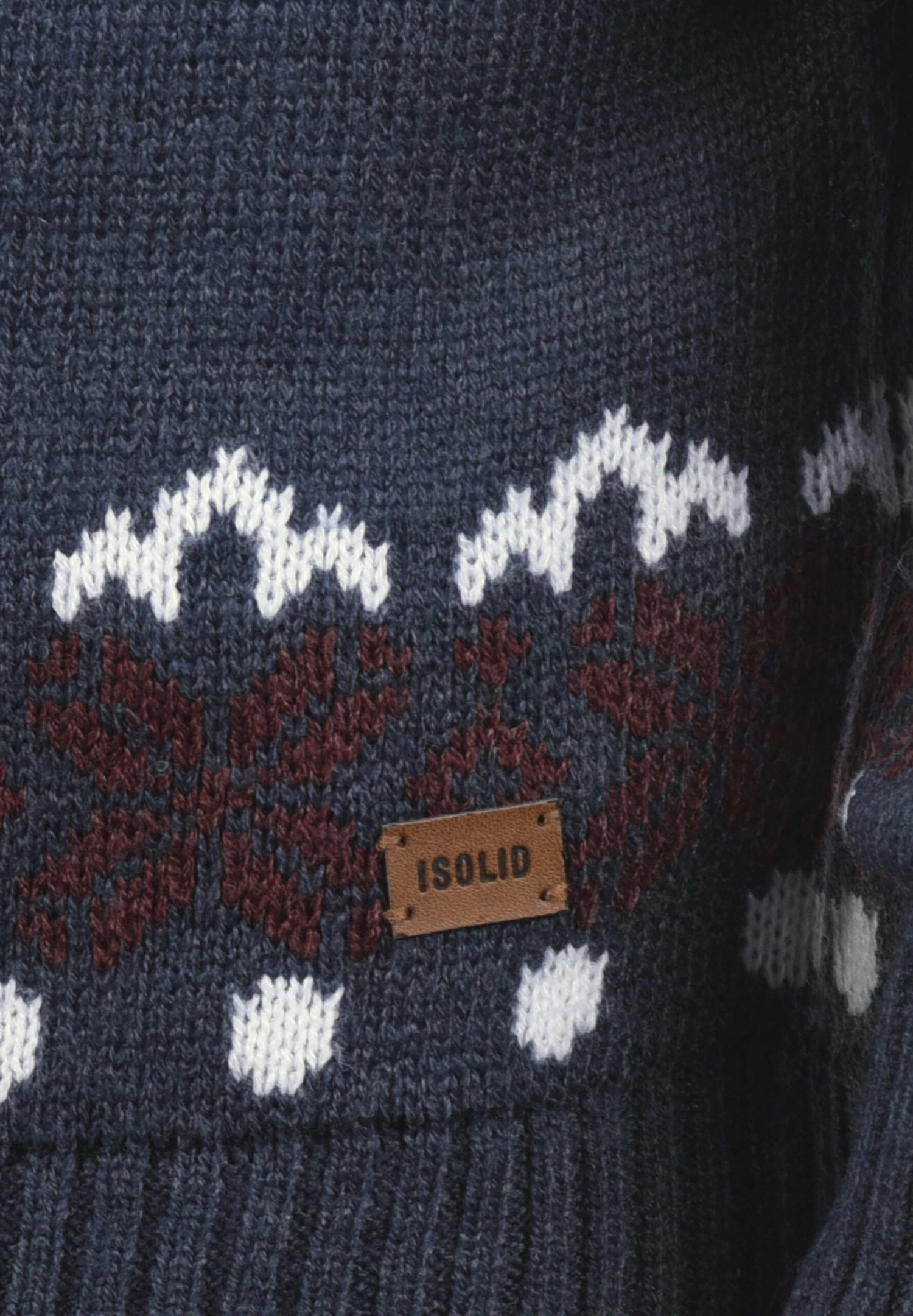 Solid Norwin - Trui - Dark Blue 7 Solid Norwin - Trui - Dark Blue - Afbeelding 5