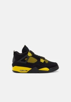 Air Jordan 4 Retro - Sneakers Hoog - Black/White/Tour Yellow -Algemene Winkel Voor Herenmode 9dacc366ffcd4430981843fad2310b3f