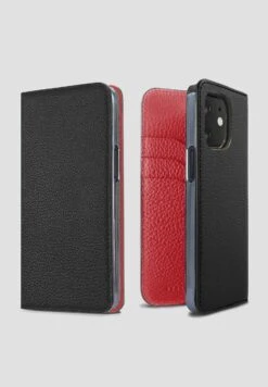 Für Iphone 12 Mini - Telefoonhoesje - Black X Red -Algemene Winkel Voor Herenmode 9eb322adbb384f0fb6618ce0fd8e9a20