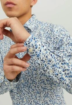JACK&JONES Premium Print - Overhemd - Blue Mirage -Algemene Winkel Voor Herenmode a929426c0a53438ab4d6760c10b2ae1a