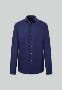 Hackett London Piece Dyed Soft- Overhemd - Navy -Algemene Winkel Voor Herenmode abd04313139842e282a9f7e10a3640e8