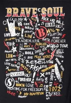 T-Shirt Print - Brave Soul -Algemene Winkel Voor Herenmode abe25caf7be5409d8565c3f46cf7c5e4