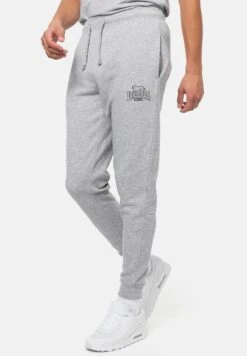 Lonsdale Normale Passform Rathven - Trainingsbroek - Marl Grey Black
