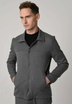 Closure - Lichte Jas - Grey -Algemene Winkel Voor Herenmode adfd7a24d47943e78c474d125b60b342