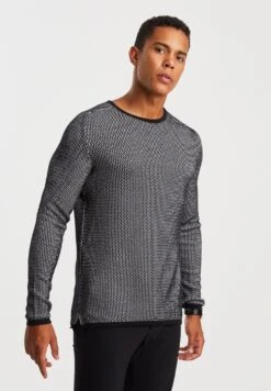 Trui - Schwarz-Ecru -Algemene Winkel Voor Herenmode ae34bdc2af804d35babf8388bdc21ade