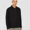 URBAN CLASSICS Half Zip - Overhemd - Black -Algemene Winkel Voor Herenmode af85df75d87c42de9364516474cc1f4a