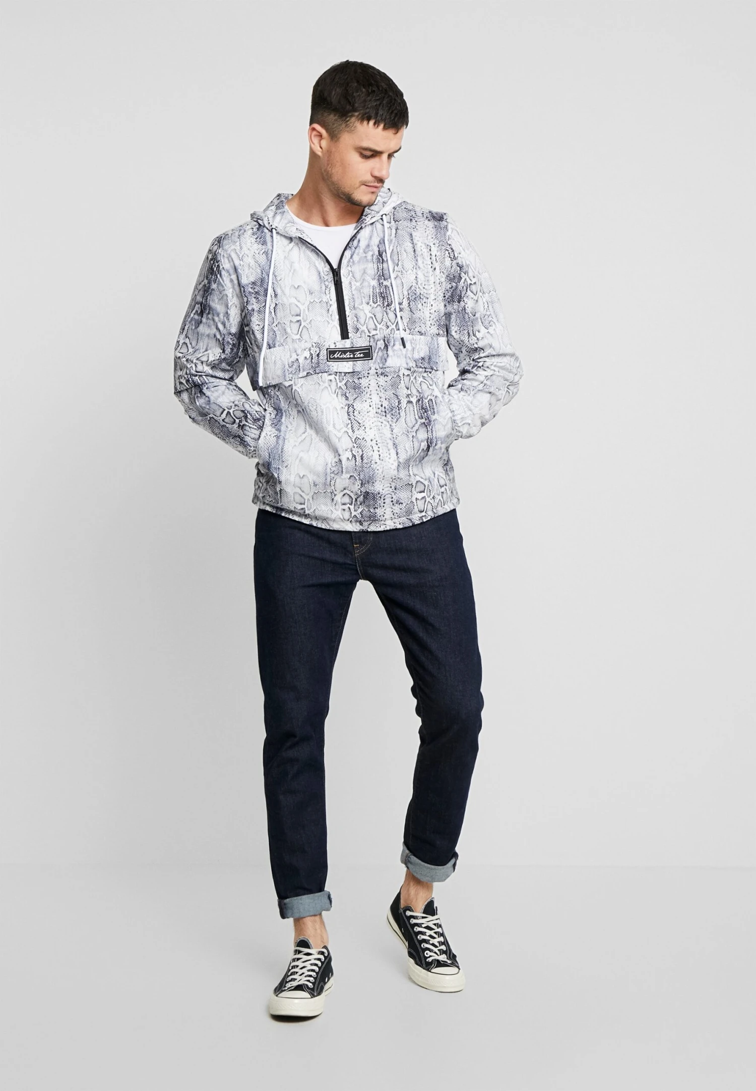 Mister Tee- Windjack - Grey 4 Mister Tee- Windjack - Grey - Afbeelding 2