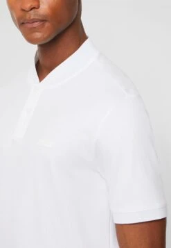 Calvin Klein Smooth Stand Collar - T-Shirt Basic - Bright White -Algemene Winkel Voor Herenmode b24c244b4ea8450a83b8b30f3f62bf45