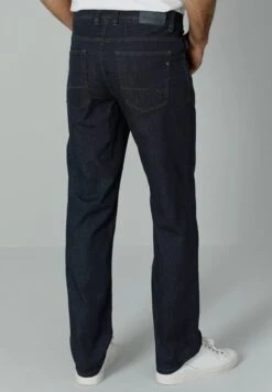 Straight Leg Jeans - Dunkelblau -Algemene Winkel Voor Herenmode b4381b4c91554a91aadba4bb05db42fb