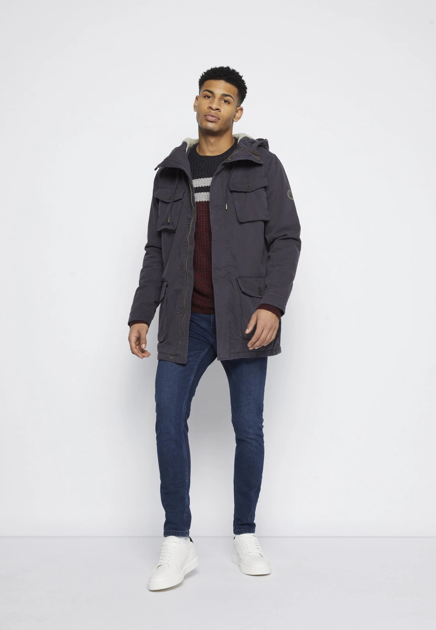 Only & Sons Onsfulton Life - Parka - Dark Navy 4 Only & Sons Onsfulton Life - Parka - Dark Navy - Afbeelding 2