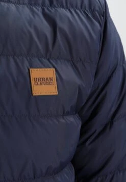 URBAN CLASSICS Basic Bubble Jacket - Winterjas - Navy/White/Navy -Algemene Winkel Voor Herenmode b798ece3996f49c3b78693a643949dbf