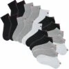 H.I.S Unisex 20 Paar - Sokken - Grau Weiß Schwarz