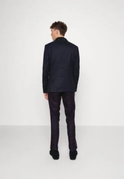 Lindbergh Checked Tuxedo Suit Set - Kostuum - Burgundy -Algemene Winkel Voor Herenmode be9216f5366d400390dce4b1f0aa26bf