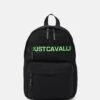 JUST CAVALLI Range Webbing Logo Unisex - Rugzak - Black/Acid Lime