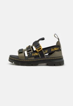 Dr. Martens Pearson Ii Unisex - Outdoorsandalen - Olive/Black/Yellow
