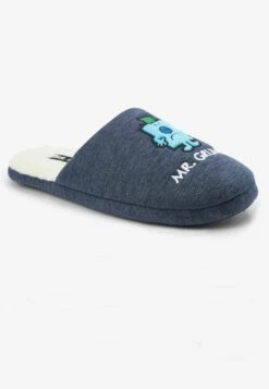 Next Mr Men Novelty Standard - Pantoffels - Navy Blue Mr Grumpy -Algemene Winkel Voor Herenmode c348e916a684417bab612304d8b0b5ac