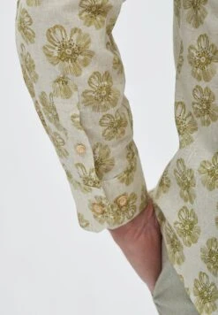 Floral - Overhemd - Beige -Algemene Winkel Voor Herenmode c36ffbf46b314d97850b710ebef12170