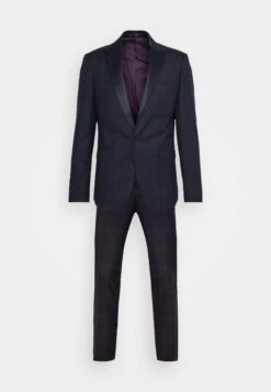 Lindbergh Checked Tuxedo Suit Set - Kostuum - Burgundy -Algemene Winkel Voor Herenmode c37e1dac800a4c97bd848ab1904cf92f
