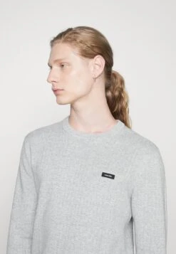 Calvin Klein Structure - Trui - Mid Grey Heather -Algemene Winkel Voor Herenmode c68c052bb6854af19aa2c23bd85dffc5