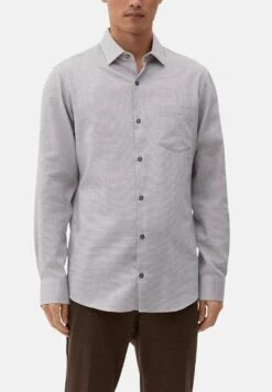 S.Oliver Langarm Mit Strukturmuster - Overhemd - Aubergine -Algemene Winkel Voor Herenmode ca408f1fde7c46bbbd9cae0490191538