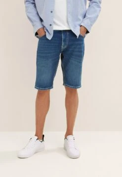 Tom Tailor Josh - Jeansshort - Tinted Blue Denim -Algemene Winkel Voor Herenmode cc34059380c4442788a76852b854d494