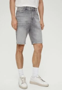 S.Oliver Comfort - Jeansshort - Steingrau
