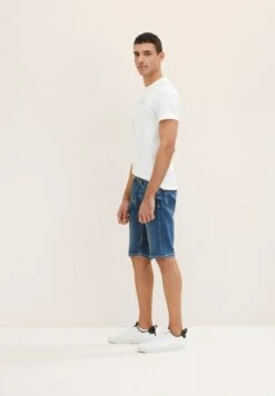 Tom Tailor Josh - Jeansshort - Tinted Blue Denim -Algemene Winkel Voor Herenmode e00abffe830e48e296876325f8bafc81