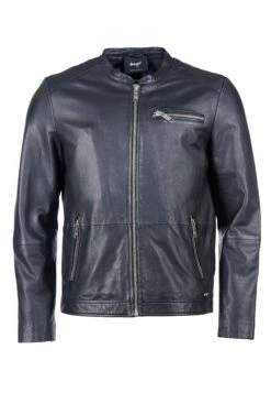 Maze Schlicht 42020524 - Leren Jas - Black -Algemene Winkel Voor Herenmode e0dc551920874edb8f6bf4ed3b704664