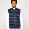 Gant Light Padded Bomber Vest - Bodywarmer - Evening Blue -Algemene Winkel Voor Herenmode e13a47993da24eacb13de49f675138de