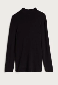 Intimissimi Langarm-Shirt Aus Kaschmir-Modal Mit Rollkragen - Pyjamashirt - Nero -Algemene Winkel Voor Herenmode e13e4f82bde74d10a01a1e95181aaea3