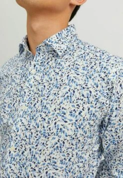 JACK&JONES Premium Print - Overhemd - Blue Mirage -Algemene Winkel Voor Herenmode e39914fdd72246fe9001cec37cc8176f