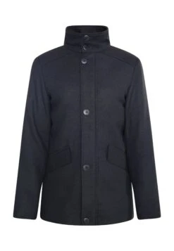 Dreimaster Übergangs Aus Wollgemisch Baradello - Halflange Jas - Schwarz -Algemene Winkel Voor Herenmode e3b76c2b8cf64e779655652d13ef41e3