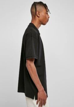 URBAN CLASSICS Oversized- Poloshirt - Black -Algemene Winkel Voor Herenmode e7962012afb24226b5d1367a71272244