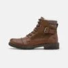Mustang Veterboots - Cognac -Algemene Winkel Voor Herenmode e8c674ad155847bcaacd7e9000224f9a