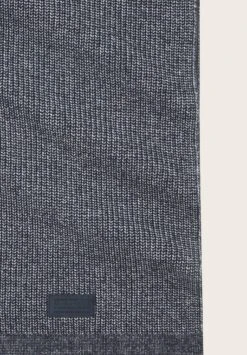 Tom Tailor Basic   - Sjaal - Knitted Navy Melange -Algemene Winkel Voor Herenmode f0e842aa85ee4084bf98d495253d9913