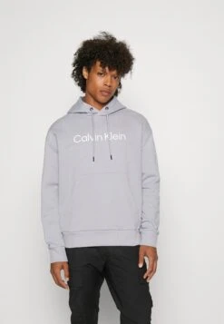 Calvin Klein Hero Logo Comfort Hoodie - Sweater - Dapple Gray