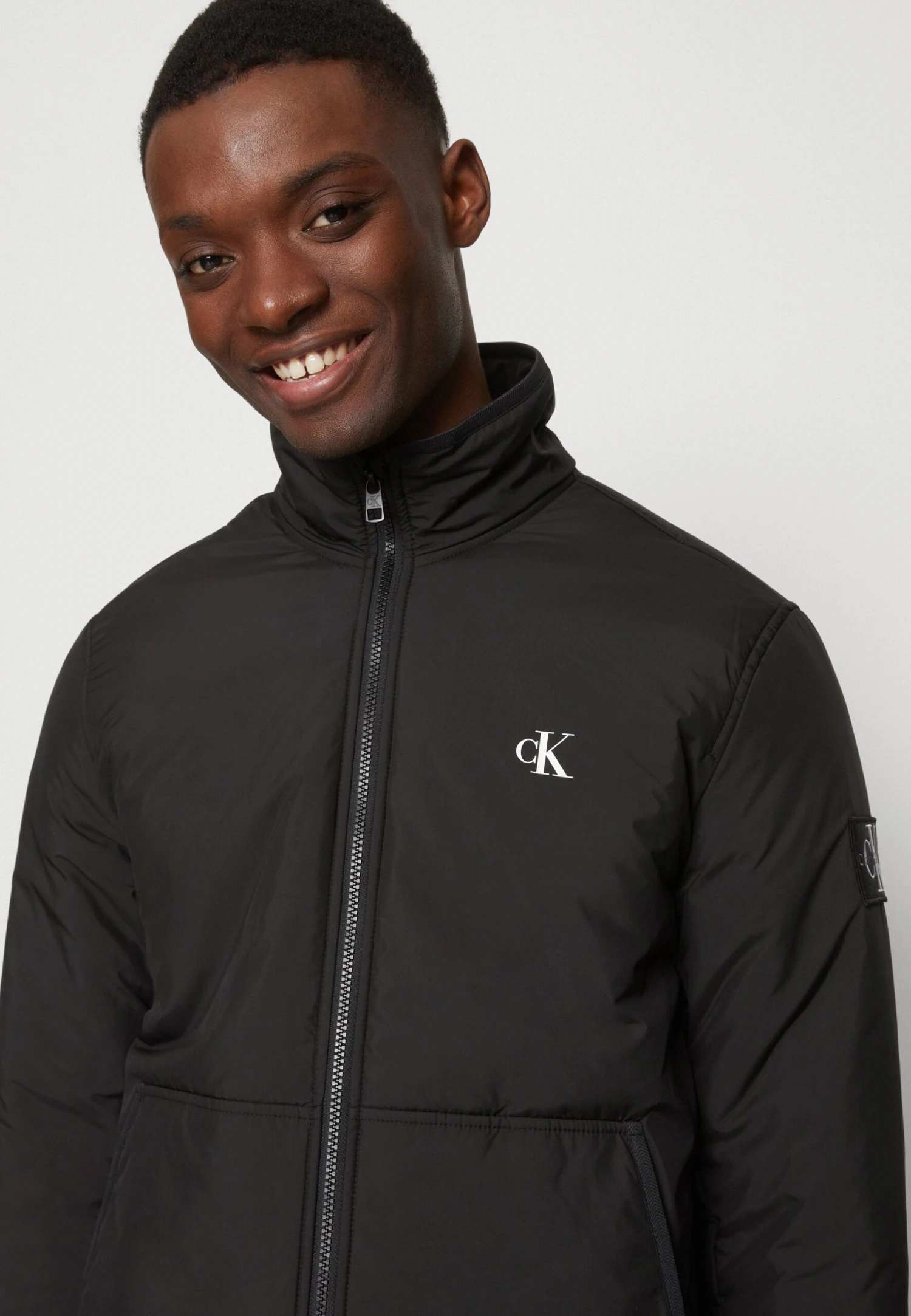 Calvin Klein Jeans Padded Harrington Jacket - Jas - Black 6 Calvin Klein Jeans Padded Harrington Jacket - Jas - Black - Afbeelding 4