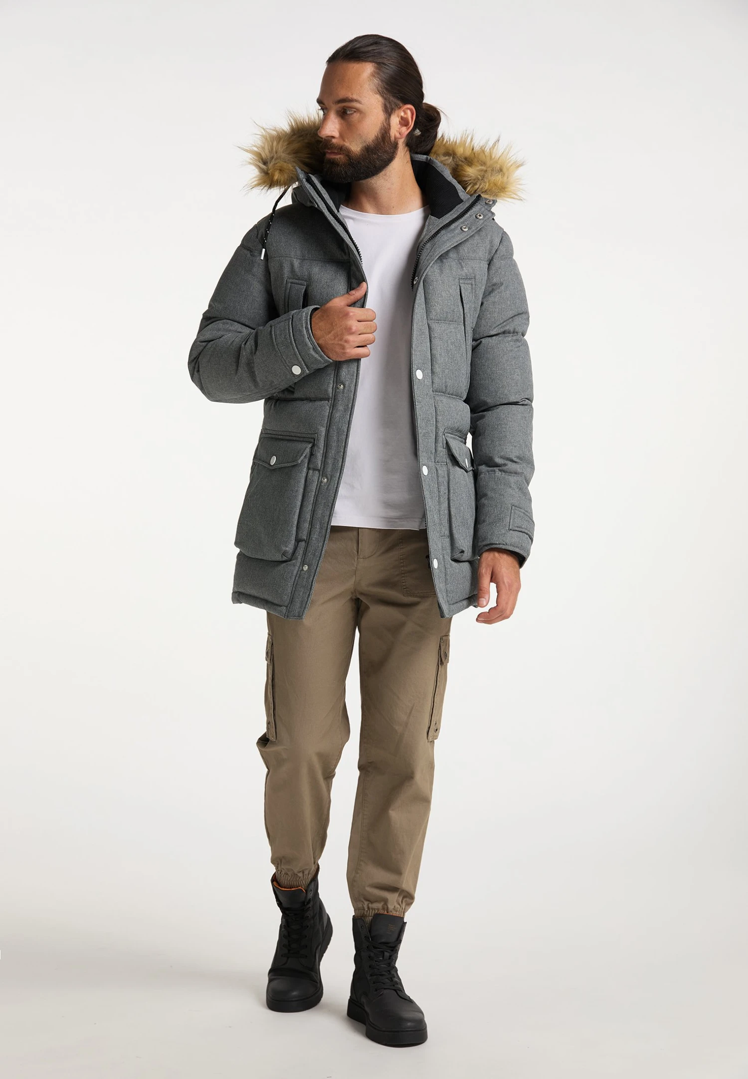 ICEBOUND Parka - Grau 4 ICEBOUND Parka - Grau - Afbeelding 2