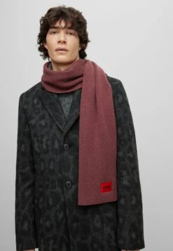 Hugo Zaff - Sjaal - Dark Brown Four